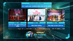 “Anh trai vượt ngàn chông gai” lọt top 3 chương trình giải trí ấn tượng VTV Awards