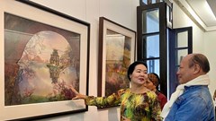 Khi sắc vải tái hiện hồn quê Việt