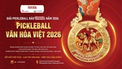 Sáng nay, họp báo công bố Giải Pickleball Báo Văn Hóa năm 2026 - “Pickleball Văn hóa Việt 2026”