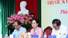 Bộ trưởng Lâm Thị Phương Thanh tiếp xúc cử tri tại xã Phù Đổng