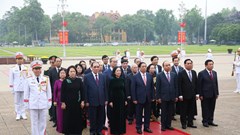 Lãnh đạo Đảng, Nhà nước vào Lăng viếng Chủ tịch Hồ Chí Minh