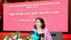 Bà Nguyễn Thị Tuyến được phân công điều hành Thành ủy Hà Nội