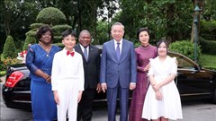 Tổng Bí thư, Chủ tịch nước Tô Lâm chủ trì Lễ đón chính thức Tổng thống Mozambique