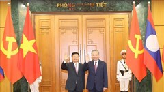 Tổng Bí thư, Chủ tịch nước Tô Lâm hội đàm với Tổng Bí thư, Chủ tịch nước Lào Thongloun Sisoulith