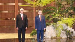 Bí thư Thứ nhất, Chủ tịch nước Cuba chủ trì Lễ đón chính thức Tổng Bí thư, Chủ tịch nước Tô Lâm