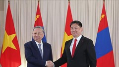 Lễ đón chính thức Tổng Bí thư, Chủ tịch nước Tô Lâm tại Mông Cổ