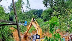 Khẩn trương khắc phục sự cố sạt lở tại Hà Giang
