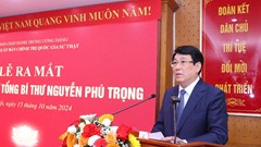 Phát biểu của Đại tướng Lương Cường, Uỷ viên Bộ Chính trị, Thường trực Ban Bí thư tại Lễ ra mắt Tủ sách điện tử Tổng Bí thư Nguyễn Phú Trọng