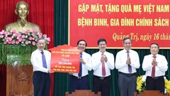 Tổng Bí thư, Chủ tịch nước làm việc với Ban Thường vụ Tỉnh ủy Quảng Trị, tri ân người có công với cách mạng