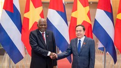 Chủ tịch Quốc hội Trần Thanh Mẫn đón và hội đàm với Chủ tịch Quốc hội Chính quyền Nhân dân Cuba