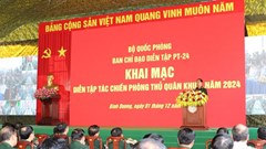 Thông tin ban đầu vụ việc mất an toàn trong diễn tập tại Quân khu 7