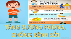 Tăng cường tuyên truyền các biện pháp phòng, chống bệnh Sởi