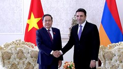 Chủ tịch Quốc hội Trần Thanh Mẫn hội đàm với Chủ tịch Quốc hội Armenia