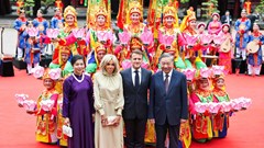 Tổng thống Pháp bày tỏ ngưỡng mộ nền văn hiến, văn hóa của Việt Nam