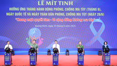 “Chung một quyết tâm - Vì một cộng đồng không ma tuý”