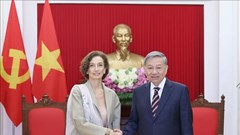 Tổng Bí thư Tô Lâm tiếp Tổng Giám đốc UNESCO