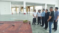 Kiểm tra, đôn đốc công tác triển khai thi công Triển lãm thành tựu nước