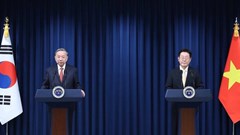 Việt Nam và Hàn Quốc ra Tuyên bố chung, nhất trí thúc đẩy hợp tác văn hóa, thể thao, du lịch