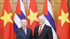 Tổng Bí thư Tô Lâm hội đàm với Bí thư thứ nhất Đảng Cộng sản Cuba, Chủ tịch nước Cuba Miguel Díaz-Canel Bermúdez