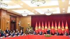 Tổng Bí thư Tô Lâm tiếp Trưởng đoàn chính đảng các nước