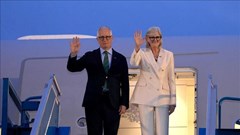 Toàn quyền Australia Sam Mostyn và phu quân bắt đầu thăm cấp Nhà nước tới Việt Nam