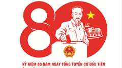 Mẫu biểu trưng, bộ nhận diện chính thức kỷ niệm 80 năm Ngày Tổng tuyển cử đầu tiên bầu Quốc hội Việt Nam