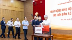 Ủy ban MTTQ Việt Nam phát động ủng hộ đồng bào bị thiệt hại do bão số 10