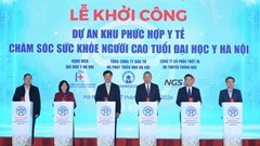Tổng Bí thư dự lễ khởi công Khu phức hợp Y tế hơn 16.000 tỉ đồng ở Hà Nội