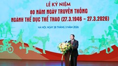 Phát biểu của Bộ trưởng Nguyễn Văn Hùng tại Lễ kỷ niệm 80 năm ngày truyền thống ngành Thể dục, Thể thao