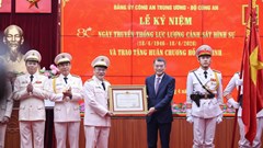 Chiến công của lực lượng Cảnh sát hình sự được ghi vào lòng dân bằng niềm tin, sự cảm phục và trân trọng