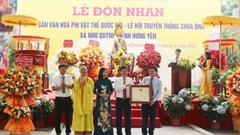 Lễ hội truyền thống Chùa Ông đón Chứng nhận Di sản văn hóa phi vật thể quốc gia