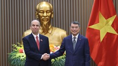 Thủ tướng Lê Minh Hưng tiếp Đại sứ Cuba Rogelio Polanco Fuentes