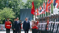 Lễ đón Tổng Bí thư, Chủ tịch nước Tô Lâm và phu nhân thăm chính thức Vương quốc Thái Lan