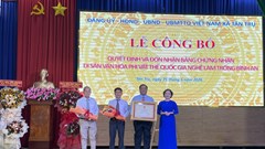 Nghề làm trống Bình An đón chứng nhận Di sản văn hóa phi vật thể quốc gia