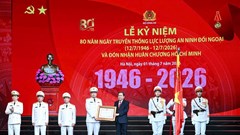 Lực lượng An ninh đối ngoại kỷ niệm 80 năm Ngày truyền thống và đón nhận Huân chương Hồ Chí Minh lần thứ ba