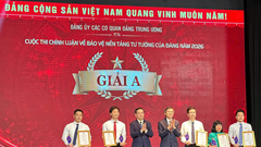 Tôn vinh 34 tác phẩm đoạt giải Cuộc thi chính luận bảo vệ nền tảng tư tưởng của Đảng