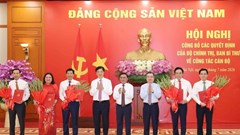 Bộ Chính trị, Ban Bí thư công bố các quyết định về công tác cán bộ