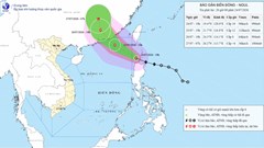 Đêm nay 24.7, bão NOUL sẽ đi vào Biển Đông, tiếp tục mạnh lên  