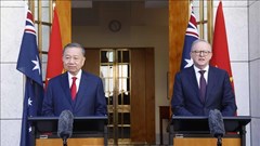 Tổng Bí thư, Chủ tịch nước Tô Lâm và Thủ tướng Australia gặp gỡ báo chí