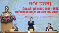 Thủ tướng chủ trì Hội nghị tổng kết năm học 2025-2026, triển khai nhiệm vụ năm học 2026-2027