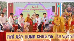 Lễ hưng công xây dựng Nhà Tưởng niệm liệt sĩ nhà báo tại Nghệ An