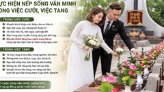 Khuyến khích cô dâu, chú rể đặt hoa tại nghĩa trang liệt sĩ, di tích lịch sử - văn hoá