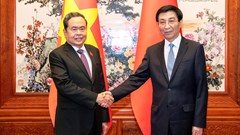 Chủ tịch Quốc hội Trần Thanh Mẫn hội kiến Chủ tịch Chính hiệp toàn quốc Trung Quốc Vương Hộ Ninh