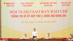Kỳ họp thứ Hai, Quốc hội khóa XVI sẽ cho ý kiến dự án Luật Phát triển công nghiệp văn hoá