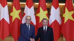Tổng Bí thư, Chủ tịch nước Tô Lâm chủ trì Lễ đón Tổng thống Liên bang Thụy Sĩ 