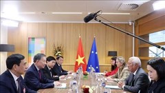 Tổng Bí thư, Chủ tịch nước Tô Lâm hội đàm với Chủ tịch Hội đồng châu Âu António Costa