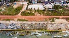 Bình Định chấm dứt khắc phục kè biển 80 tỉ đồng bị sóng đánh sập