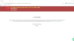 Bình Định chính thức đóng giao diện Cổng Dịch vụ công tỉnh