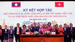 Gia Lai ký kết hợp tác với các tỉnh của Lào