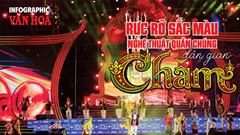 (Infographic) Rực rỡ sắc màu nghệ thuật quần chúng dân gian Chăm